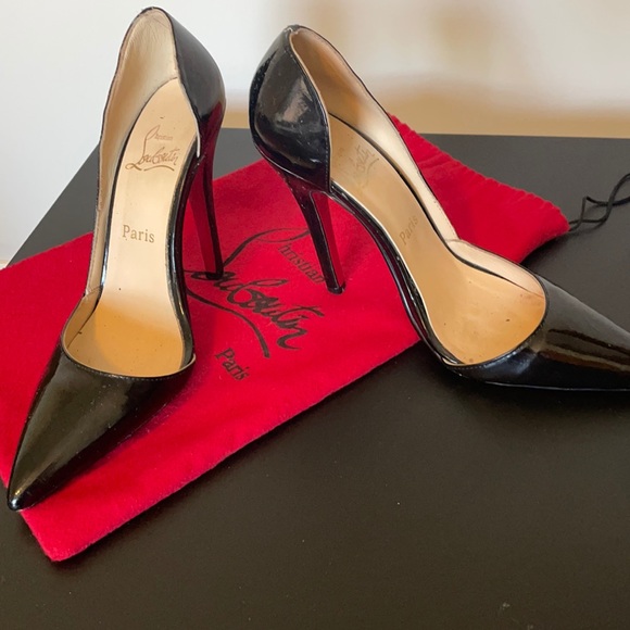 Christian Louboutin Shoes - Christian Louboutin | Black Iriza Heels | Sz 8